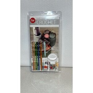 Boye "I Taught Myself to Crochet" Kit 15 Projects Instructions & Tools NEW